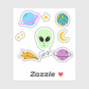 Search for cute alien stickers Kawaii