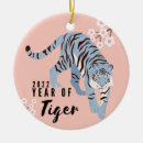 Search for chinese tiger christmas tree decorations Lunar new year