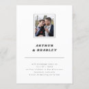 Search for masculine wedding invitations Minimalist