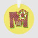 Search for letter m christmas tree decorations Vintage