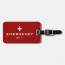 Search for medical luggage tags Emergency