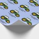 Search for green tractor wrapping paper Birthday
