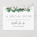 Search for bridal shower recipe postcards Flowers