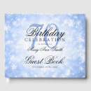 Search for winter wonderland guest books Blue