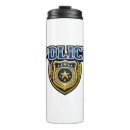 Search for police badge travel mugs Law enforcement