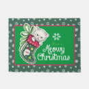 Search for vintage christmas doormats Reindeer