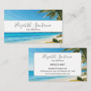 Search for beach scene business cards Trees