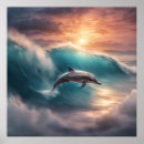 Search for dolphin sunset art Fantasy