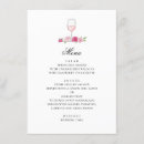 Search for blush pink wedding menus Garden