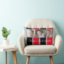Search for red black grey cushions Stripes