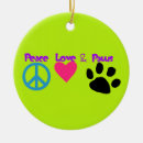Search for paw christmas tree decorations Heart