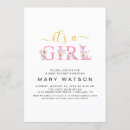 Search for elegant baby girl shower invitations Rustic