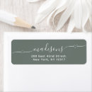 Search for green heart return address labels Minimalist