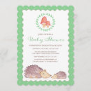Search for hedgehog baby shower invitations Woodland