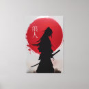 Search for japanese anime canvas prints Samurai