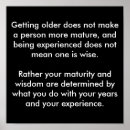 Search for maturity posters Wisdom
