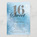 Search for winter wonderland sweet 16 invitations Snowflake