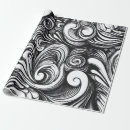 Search for black swirl wrapping paper Pattern