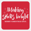 Search for making spirits bright stickers Whimsical