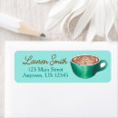 Search for cappuccino return address labels Coffee