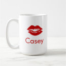 Search for lips name mugs Red