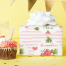 Search for pink watermelon wrapping paper One in a melon