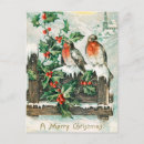 Search for snow birds postcards Retro