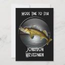 Search for angler 5x7 invitations Fisherman