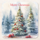Search for winter landscape coasters Christmas tree