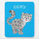 Search for snow leopard mouse mats Cute