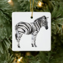 Search for zebra christmas tree decorations Animals