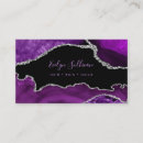 Search for black and purple business cards Makeup artist