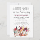Search for floral pumpkin baby shower invitations Terracotta