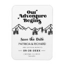 Search for mountain save the date magnets Rustic