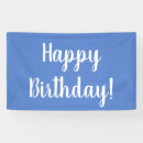 Search for blue birthday banners Typography