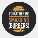 Search for burger stickers Grilling
