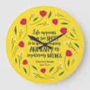 Search for inspirational quotes clocks Botanical