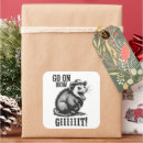 Search for woodland creatures stickers Racoon