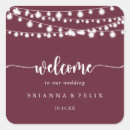 Search for string of lights wedding stickers For her