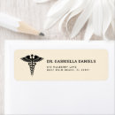 Search for caduceus return address labels Medical symbol