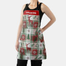 Search for vintage christmas aprons Green