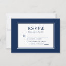 Search for beach invitations wedding rsvp cards Navy blue