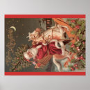 Search for vintage santa claus art Red