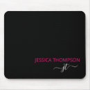 Search for hot pink mouse mats Black