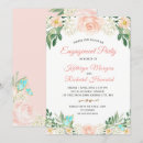Search for peach engagement party invitations Vintage