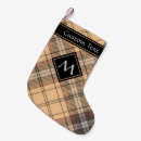 Search for scottish tartan christmas stockings Brown