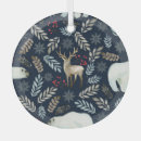 Search for retro deer christmas tree decorations Winter