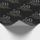 Search for 50th birthday wrapping paper Script