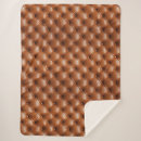Search for faux leather blankets Brown
