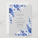 Search for sapphire blue wedding invitations Elegant